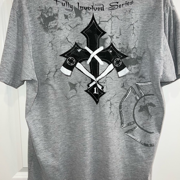 Crosstitched fully involved series firefighter t shirt. NWOT. XXL. - Picture 5 of 6